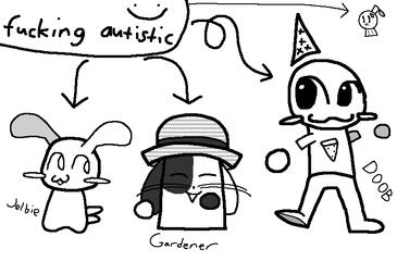 the tism trio (feat. Jelbie by VioletBaba and Doob by confettipasta)