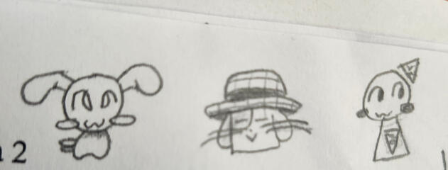 the tism trio on paper