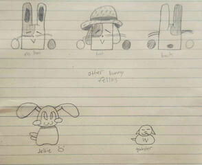 gardener ref on pencil (also Jelbie and another gubby)