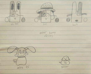 gardener ref on pencil (also Jelbie and another gubby)
