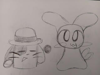 VioletBaba (feat. Jelbie, their OC)